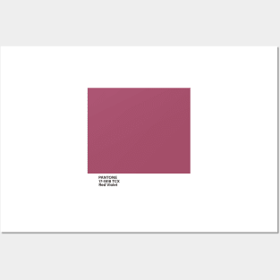 pantone 17-1818 TCX Red Violet Posters and Art